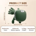 thumbnail image 6 of HEMXSZH 1 PCS Shoulder And Neck Massager, Acupressure Back And Neck Massager, Kneading Massage Pillow, Electric Massager, Therapeutic Massage, Acupressure Device, Kneading Design,  Green, 6 of 6