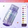 thumbnail image 3 of El juego de recambio para bolígrafos Hair Gems Hally incluye 180 pegatinas con gemas, 3 of 6