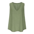 thumbnail image 6 of Inverlee Womens Plus Size Tank Tops Summer Relax Fit V Neck Cami Shirts Casual Trendy Solid Color Sleeveless Tees, 6 of 8