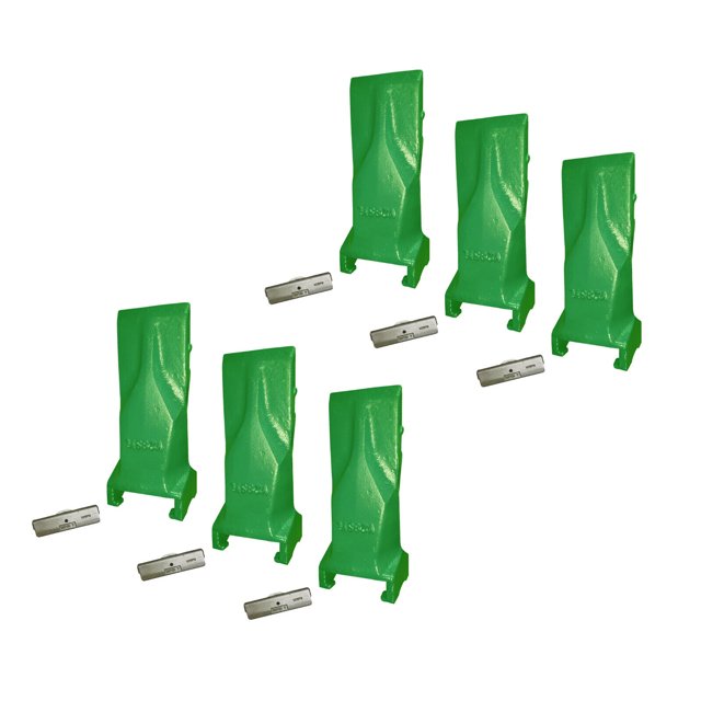 6 Excavator, Loader Bucket Teeth & Pins, fits Esco Super V 29 Series