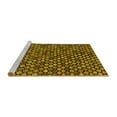 thumbnail image 2 of Ahgly Company Machine Washable Indoor Square Abstract Yellow Modern Area Rugs, 8' Square, 2 of 4