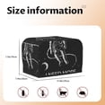 thumbnail image 5 of Yiaed I Need More Space Print Two Slice Bread Machine Cover, Universal Size Kitchen Appliance Cover for Bread Machine,Bread Machine Cover, 5 of 7