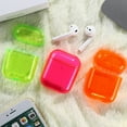 thumbnail image 4 of Joernso Protective Case Transparent Shockproof Candy Color Bluetooth-compatible Earphone Cover Protector for AirPods 1/2/Pro, 4 of 8