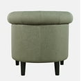 thumbnail image 5 of Jofran Lily Transitional Contemporary Upholstered Barrel Curved Back Accent Chair with Nailhead Trim, 5 of 6