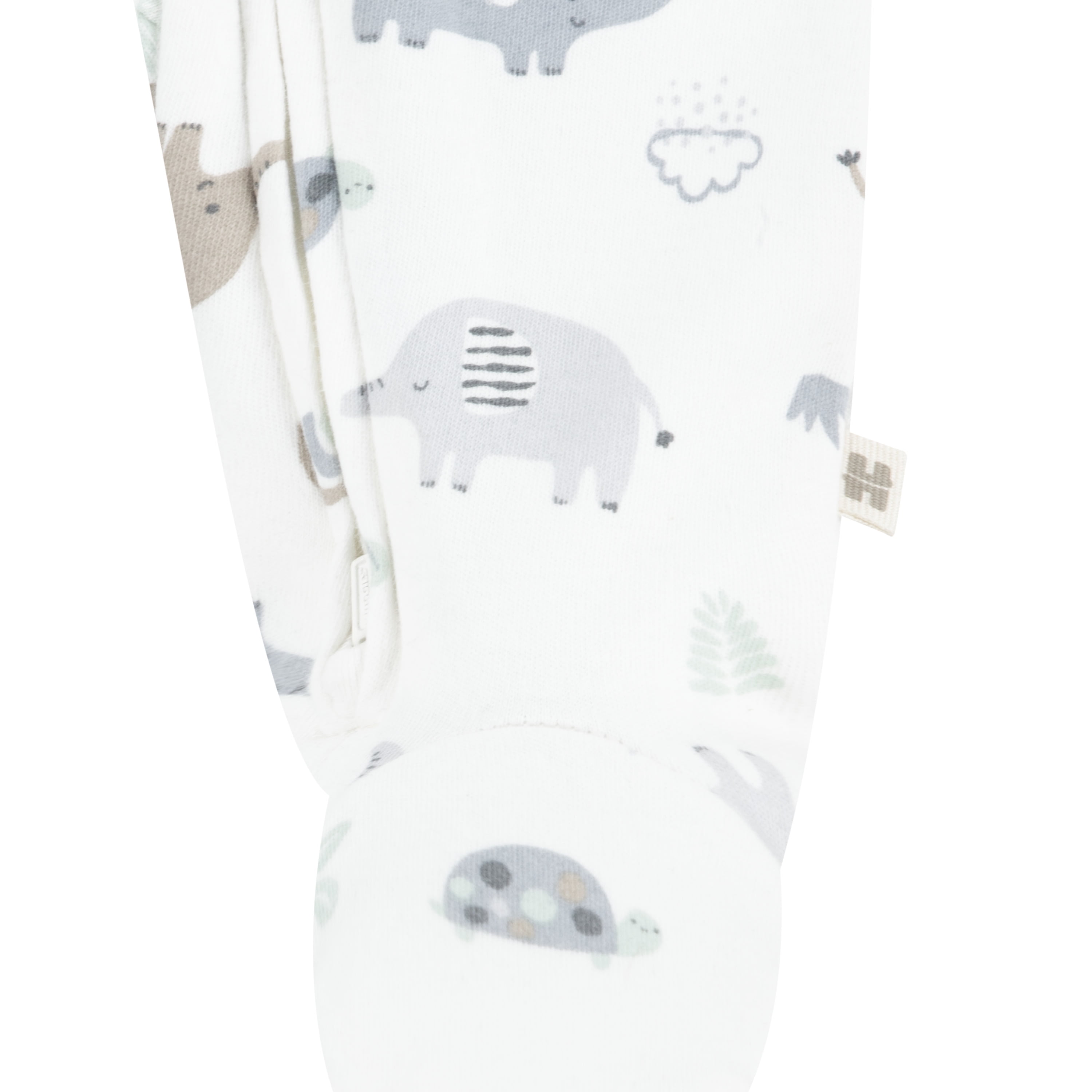 Huggies Baby Boy Alex The Elephant Printed Organic Cotton Sleep and Play, Sizes NB-9M