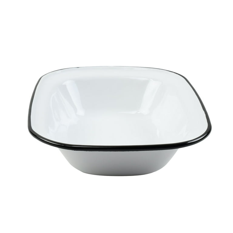 White Enamel Food Serving Dish Oven Tin Cook Plate Kitchen Tray Farmhouse Decor White Enamel Food Serving Dish Oven Tin Cook Plate Kitchen Tray Farmhouse Decor