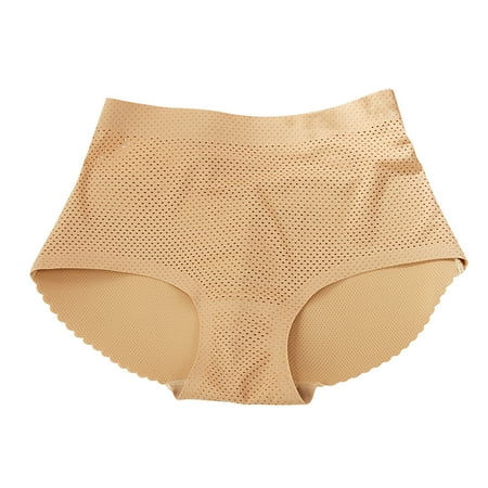 Bigersell Womens Underwears Clearance Postpartum Underwear Boyshort Thongs Panty Style P-837 Cotton Plus Size Panties G String Thong Briefs Mid Waist Women Cheeky Panties Beige L