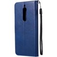 thumbnail image 4 of HAHDAXIA Compatible for Case Nokia 5, PU Leather Folio Card Holder Storage Wallet Case,Magnetic Closure Shockproof Kickstand for Women Men Blue & 2X Screen Protector, 4 of 7