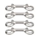 thumbnail image 3 of 4PCS Double Ended Bolt Snap Hooks Marine Grade 316 Stainless Steel B Shape Chain Clip for Ropes Chains Straps Length: 100mm/3.93in, Bearing: 90kg/198.41lb, 3 of 9