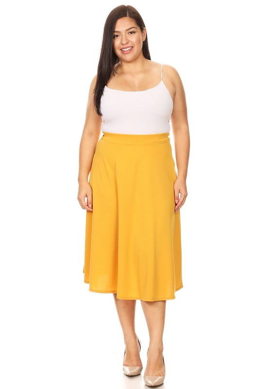 Plus size top midi skirt xxl