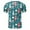 Z1 Blue, variant on Mens Easter T Shirt Theme Print Short Sleeve Round Neck Floral Trend Bottoming Rugby Shirt for Men,White,M