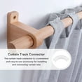 thumbnail image 2 of HEALEEP Connecteur de Rail de Rideau pour Décorateurs 1Pcs, 2 of 8
