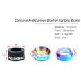 thumbnail image 4 of Bangcool 2 Pairs Countersunk Washer Titanium Alloy M6 Screw Washer for Bike Disc Brake, 4 of 10