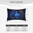 thumbnail image 4 of Balery Astronaut Bedding Queen Pillow Cases - Envelope Closure - Soft Brushed Microfiber Fabric - Shrinkage and Fade Resistant Pillow Cases-20"x30", 4 of 6