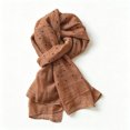 thumbnail image 3 of QSAWXQZ Women's Cotton Linen Long Scarf Polka Dot Lightweight Shawl Wrap Neck Scarf Free Size, 3 of 5