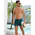 thumbnail image 4 of COOFANDY Men's Tight Swim Trunk Basic Bathing Suit Lightweight Square Leg Boxer Swim Briefs with Liner, 4 of 7