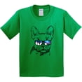 thumbnail image 3 of Inktastic French Bulldog Portrait with Sunglasses Youth T-Shirt, 3 of 5