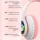 thumbnail image 2 of Auriculares para juegos Bluetooth 5.0 TUNC Gato Inalámbricos con Luz LED Plegables con Micrófono, 2 of 5