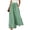 Army Green, variant on Women's Gingham Plaid Wide Leg Pants, Casual Tie Waist Paperbag Palazzo Trousers, Summer High Waisted Checkered Long Pants with Pockets
