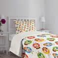 thumbnail image 3 of Ambesonne Summer Quilted Bedspread Set 2 Pcs, in Pool Summer, Twin Size, Multicolor, 3 of 5