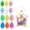 F, variant on B Fillable Easter Eggs Chick-Themed Candy Box Set With Hinged Opening Durable Plastic Construction And Smooth Finish For Kids Easter Egg Hunts Holiday Party Favors 10.63X7.48X1.58In 0.77Lb