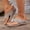 Gray, variant on Womens Slides,Slides for Women,Wedge,Pull-On,Wide,Casual,Dark Blue,6.5