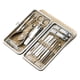thumbnail image 5 of Cortaúñas, set de aseo, cortaúñas para uñas de los pies, cortaúñas para uñas de las manos, lima de uñas, cortaúñas para orejas, para mujeres, salones de belleza, lugares de amarillo, 5 of 9