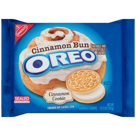 Nabisco Cinnamon Bun Oreo Cinnamon Sandwich Cookies, 12.2 oz