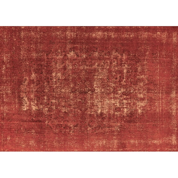 Ahgly Company Indoor Rectangle Oriental Brown Industrial Area Rugs, 8' x 12'