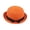 Orange, variant on Lispipm Women's Short Brim Sun Hat Straw Woven Casual Beach Hats 2026 Ribbon Bow Panama Caps for Ladies Travel Beige
