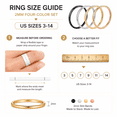4PCS 2mm Stainless Steel Rings for Men Women, Thin Stackable Band Set ...