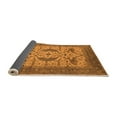 thumbnail image 2 of Ahgly Company Indoor Round Oriental Orange Industrial Area Rugs, 4' Round, 2 of 4
