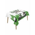 thumbnail image 2 of Golf Tablecloth Rectangle Table Cloth 52x70, Waterproof Tablecloth Outdoor Table Cloth, Green Forest Tree Balls Clubs Sports Cartoon Washable Table Cover for Kitchen Dinning Party, 2 of 8