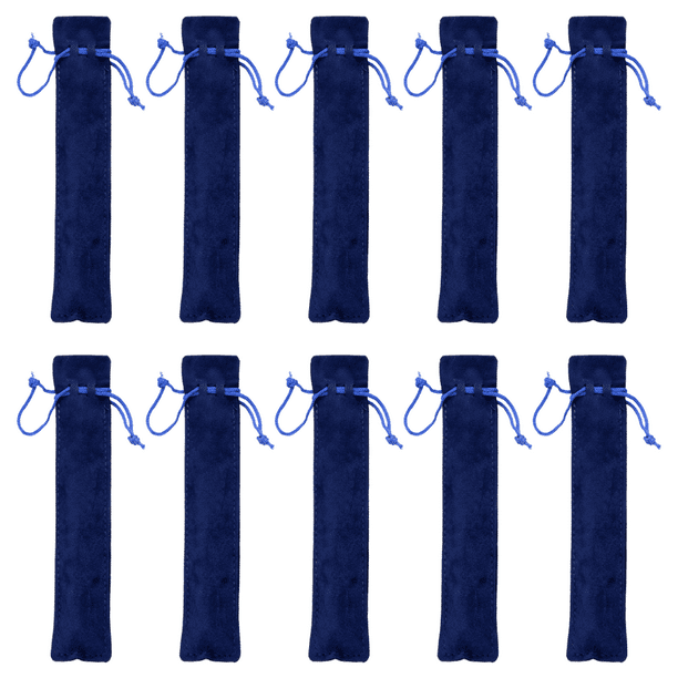 Portabolígrafos con cordón de terciopelo Estuche para bolígrafos pequeño Protección Almacenamiento de regalos MFZFUKR CPB-US-XD107-4