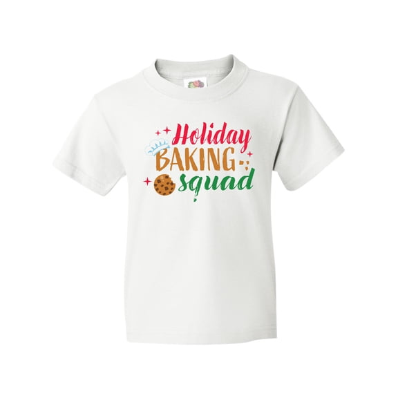 Inktastic Christmas Holiday Baking Squad Youth T-Shirt
