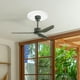 thumbnail image 5 of Medallón de techo blanco, luz de techo decorativa, medallón redondo para lámparas y ventiladores de techo, decoración del hogar., 5 of 8