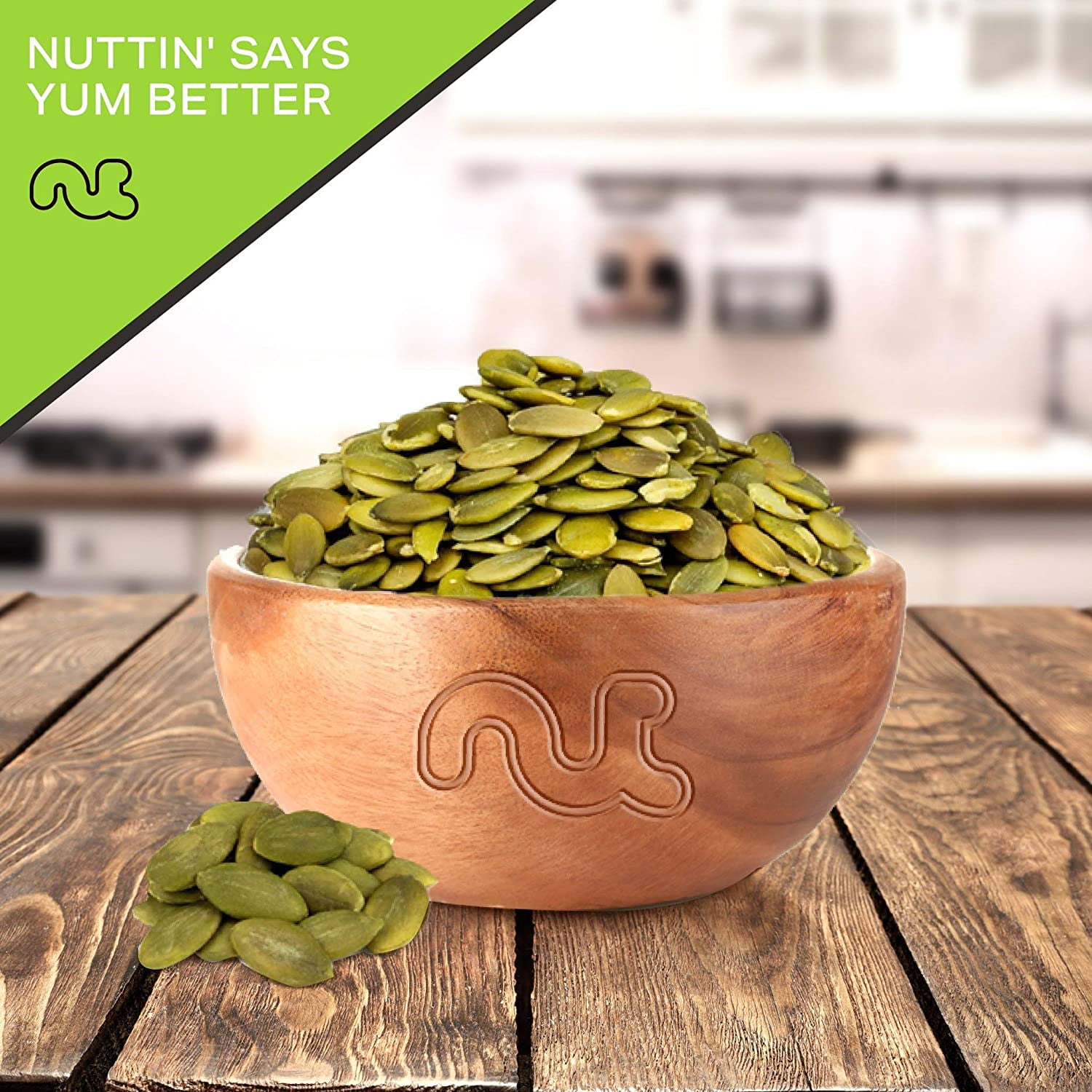 Nut Cravings Roasted Pumpkin Seeds, No Shell (1 Pack)