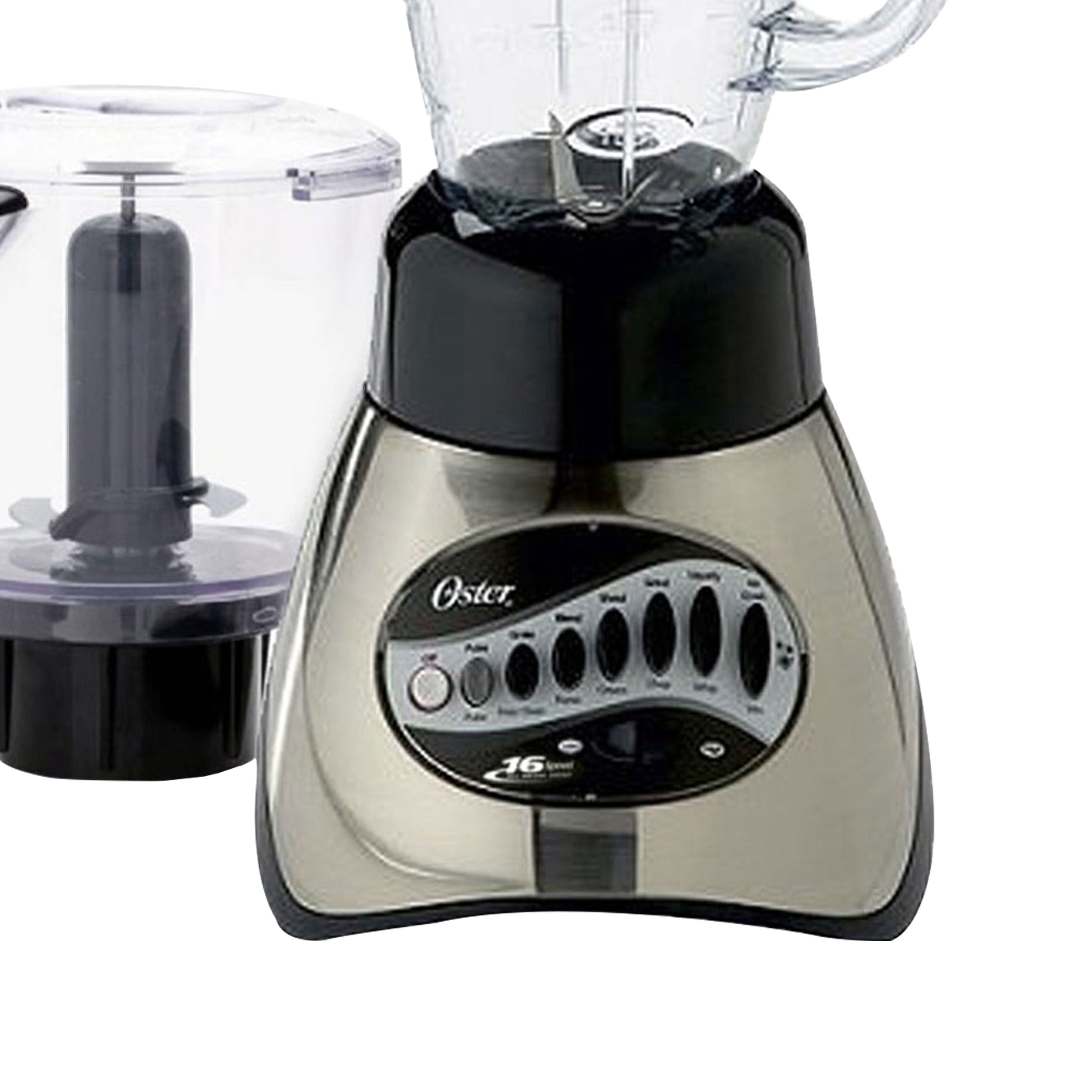 Oster® Classic Series Blender with Reversing Blade Technology and Glass Jar,  Brushed Nickel