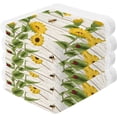 thumbnail image 2 of Coolnut Sunflower Board Wash Cloths 6 Pack - 12 x 12 Inch Super Soft Washcloths for Your Face and Body - 100% Cotton Highly Absorbent Baby Face Towel Washcloth Gift, 2 of 7