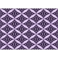 thumbnail image 1 of Ahgly Company Indoor Rectangle Patterned Dark Purple Area Rugs, 2' x 5', 1 of 6