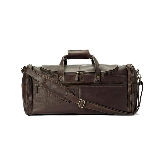 Winn International Leather Extended Length Duffel with Adjustable Shoulder Strap, Size: one size