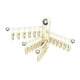 thumbnail image 2 of Tendedero de ropa con ventosa, plegable y giratorio, para calcetines Beige leche plateado, 2 of 9