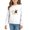 White, variant on Generic Girls Sweatshirts Kids Long Sleeve Tops Cute Crewneck Oversized Hoodless Autumn Casual Top 2t Winter Clothes