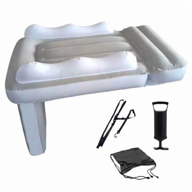 Colchón Inflable para Coche, Avión, Cama, Asiento de Aire para Niños, , Extensor, Colchón para Dormir, Asiento para Viajes en Coche, Viajes por Carretera.