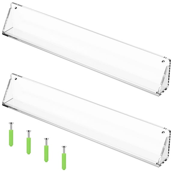 2 Pcs Sports Card Display Stand Acrylic Trading Card Stand Easy to Install Card Display Shelf Multifunctional Baseball Card Stand for Wall Compartment Store Counter