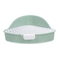 thumbnail image 1 of Bunny Litter Box Guinea Pig Toilet Small Animals Litter Box Rabbit Training Potty, 1 of 4