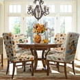 thumbnail image 2 of Thanksgiving Chair Cover Set of 4 Pumpkin Turkey Dining Room Slipcovers Stretch Parsons Chair Seat Protectors Fall Thanksgiving Decor-6PCS, 2 of 6