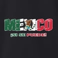 thumbnail image 3 of Wild Bobby Mexico Flag Pride Graphic Si Se Puede Eagle Cactus | Unisex Novelty Graphic T-Shirt | Soccer Football Fan Gift for Men Women Standard V-Neck Tee, 3 of 5