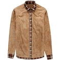 thumbnail image 3 of Camisas de franela acolchadas térmicas para hombre, chaquetas con capucha, botones, manga larga, chaquetas a cuadros para tallas grandes, 3 of 5