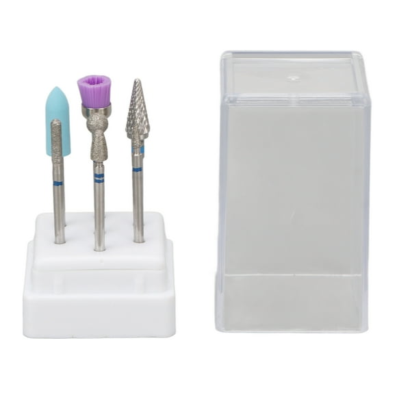Juego de brocas para pulir uñas, 7 piezas Brocas para pulir uñas Juego de cabezales para pulir uñas Probado profesionalmente